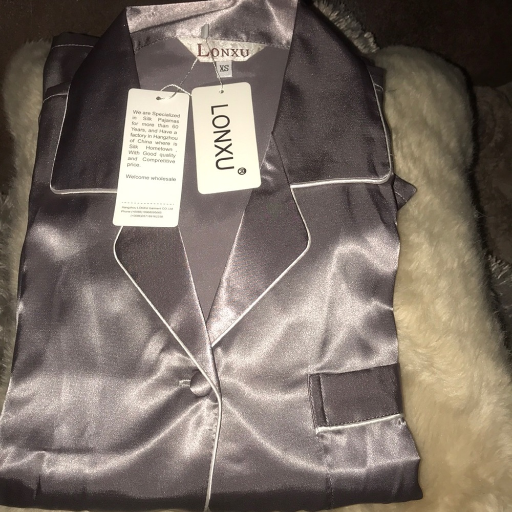 Lon lux  satin pajamas. Brand new with tags